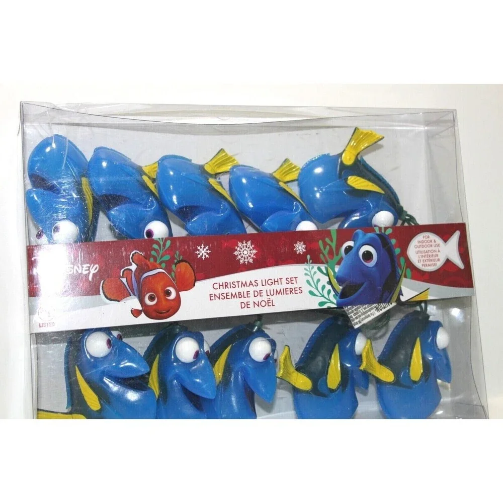 Disney Pixar Kurt S. Adler Finding Dory Fish Indoor Outdoor Christmas Lights